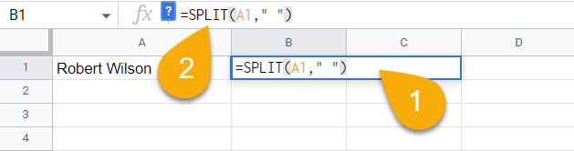 How to Split Cells with the SPLIT Function