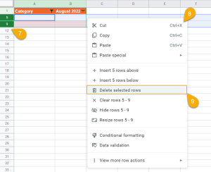 How to☝️ Delete Rows in Google Sheets [Desktop & Mobile Guides