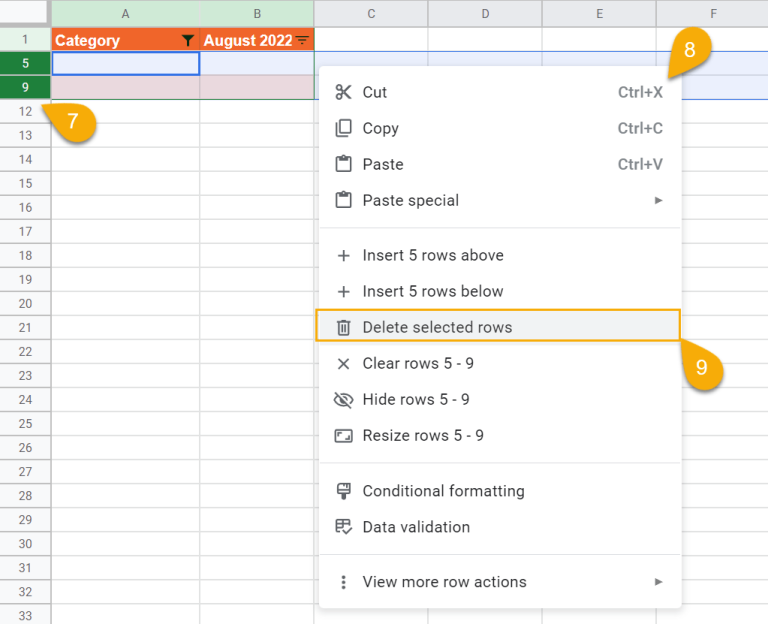 how-to-delete-rows-in-google-sheets-desktop-mobile-guides