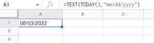 How to☝️ Insert the Today Date in Google Sheets - Spreadsheet Daddy