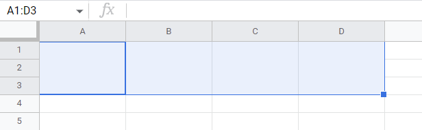 Cells in Google Sheets