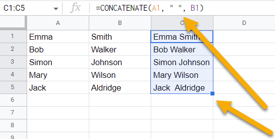 parallelo-alloggio-slealt-excel-string-concat-sciopero-additivo