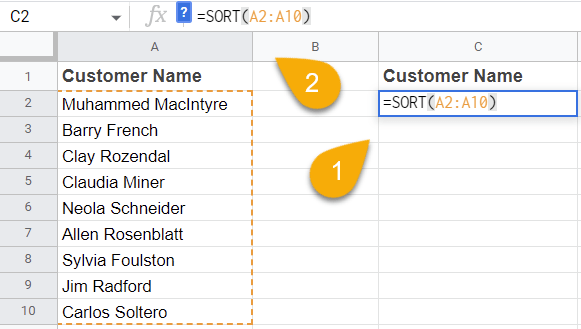 How to Auto Sort in Google Sheets