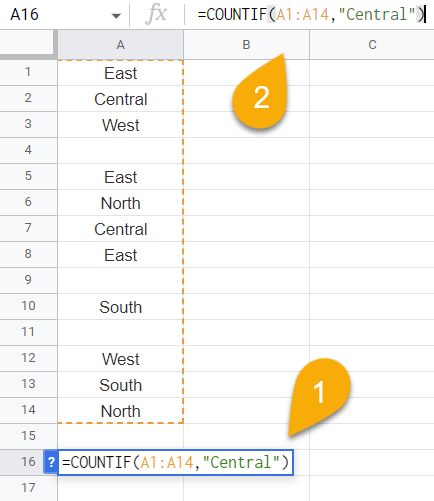 How to Count Cells That Contain Specific Text