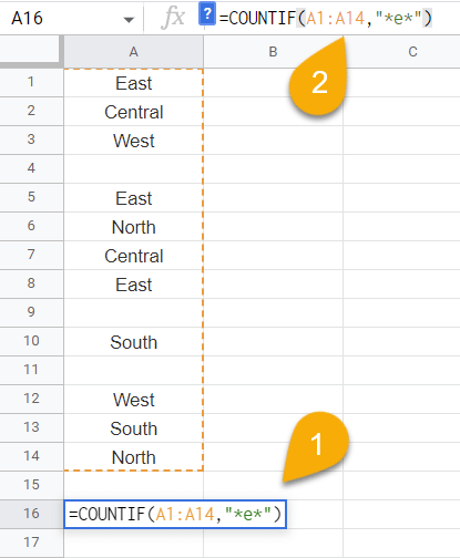 How to Count Cells with Contents That Partially Match Specific Text