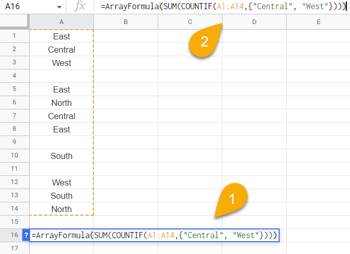 How to Count Cells with Specific Text 