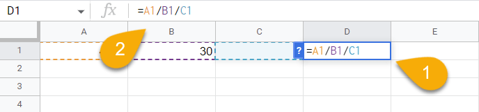 How to Divide Multiple Cells