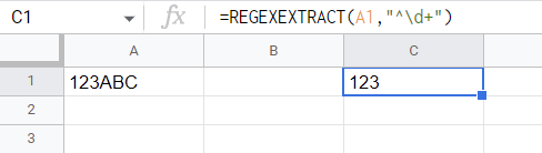 How to Extract a Number from a String in Google Sheets