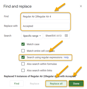 How to Find and Replace Items Using Regular Expressions