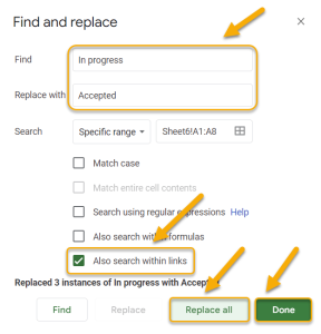 How to Find and Replace a Value Within a Link