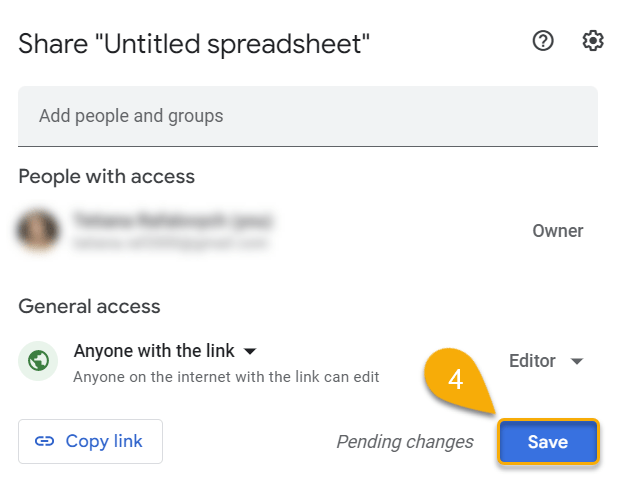 How to Revoke Edit Access in Google Sheets