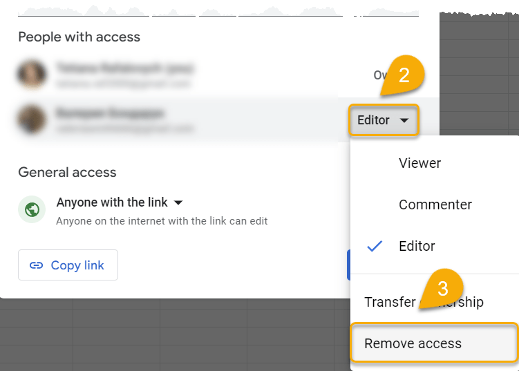 How to Revoke Edit Access