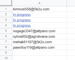Links in Google Sheets