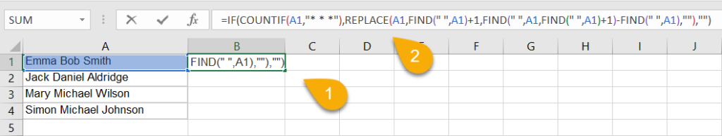 how-to-remove-the-middle-name-from-a-full-name-in-excel-spreadsheet