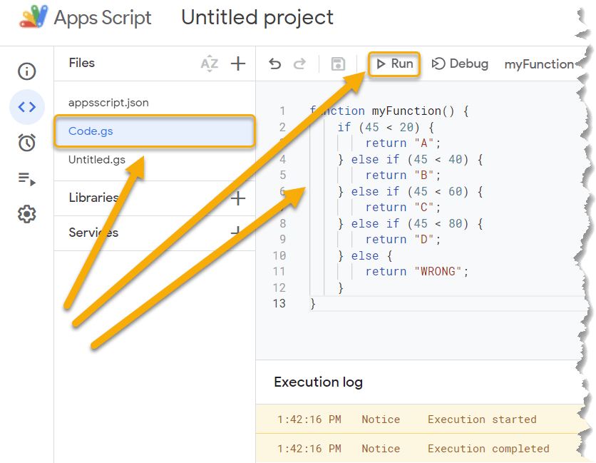 The IF statement with multiple conditions in Google Script