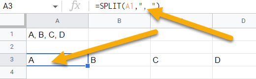 The SPLIT Function with Omitted Characters