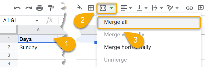 how-to-center-across-selection-in-google-sheets-spreadsheet-daddy