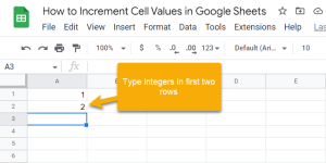 How to☝️ Increment Cell Values in Google Sheets - Spreadsheet Daddy
