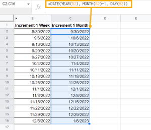 How To☝️ Increment Cell Values In Google Sheets - Spreadsheet Daddy