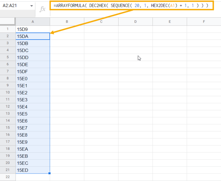 How To☝️ Increment Cell Values In Google Sheets - Spreadsheet Daddy