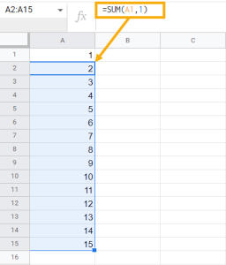 How to☝️ Increment Cell Values in Google Sheets - Spreadsheet Daddy