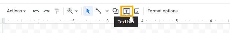 Click on the Text box to insert adequate labels to the ovals