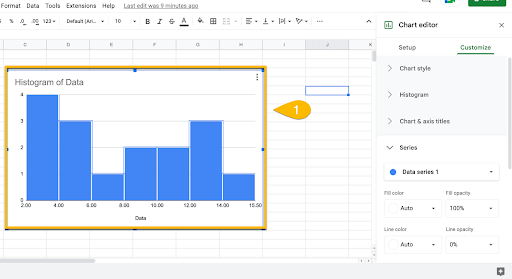 Add the Data to the Histogram