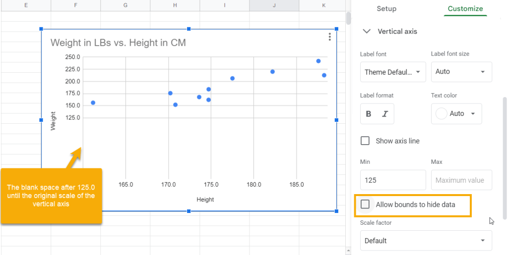 How Do I Change The Axis On A Spreadsheet