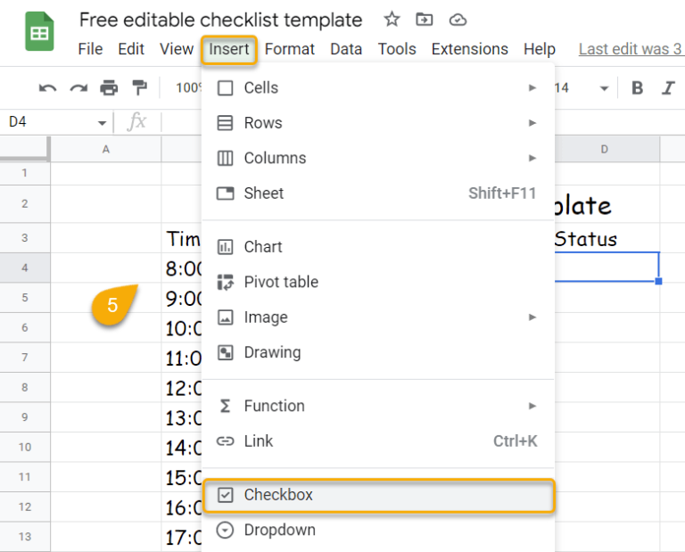20 Free☝️ Google Sheets Checklist Templates & How to Make One