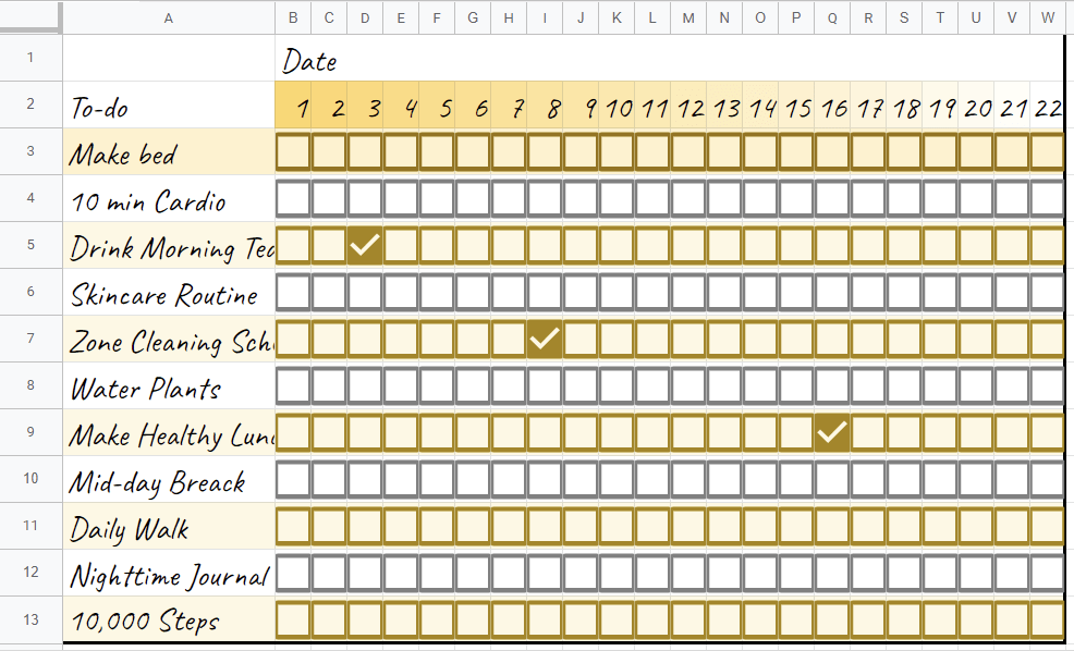 20 Free Google Sheets Checklist Templates How To Make One 