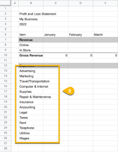 5 Free☝️ Google Sheets Profit and Loss Templates & How to Make One ...
