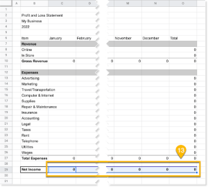 5 Free☝️ Google Sheets Profit and Loss Templates How to Make One 5 Free☝️ Google Sheets Profit and Loss Templates How to Make One