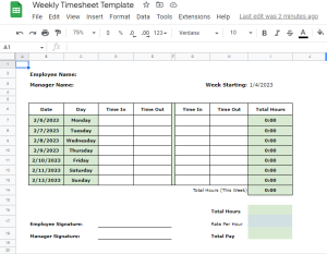 5 Free☝️ Google Sheets Payroll Templates & How To Make One ...