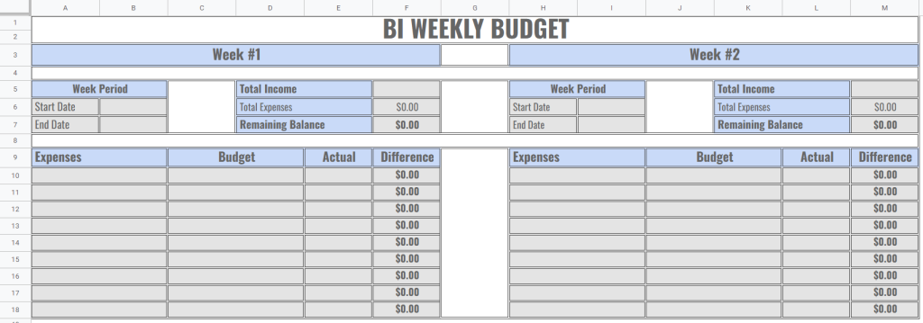 9 Best☝️ Free Google Sheets Weekly Budget Templates for 2025