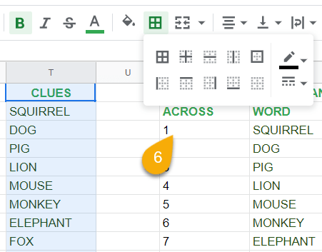 3 Free☝️ Google Sheets Crossword Templates Spreadsheet Daddy