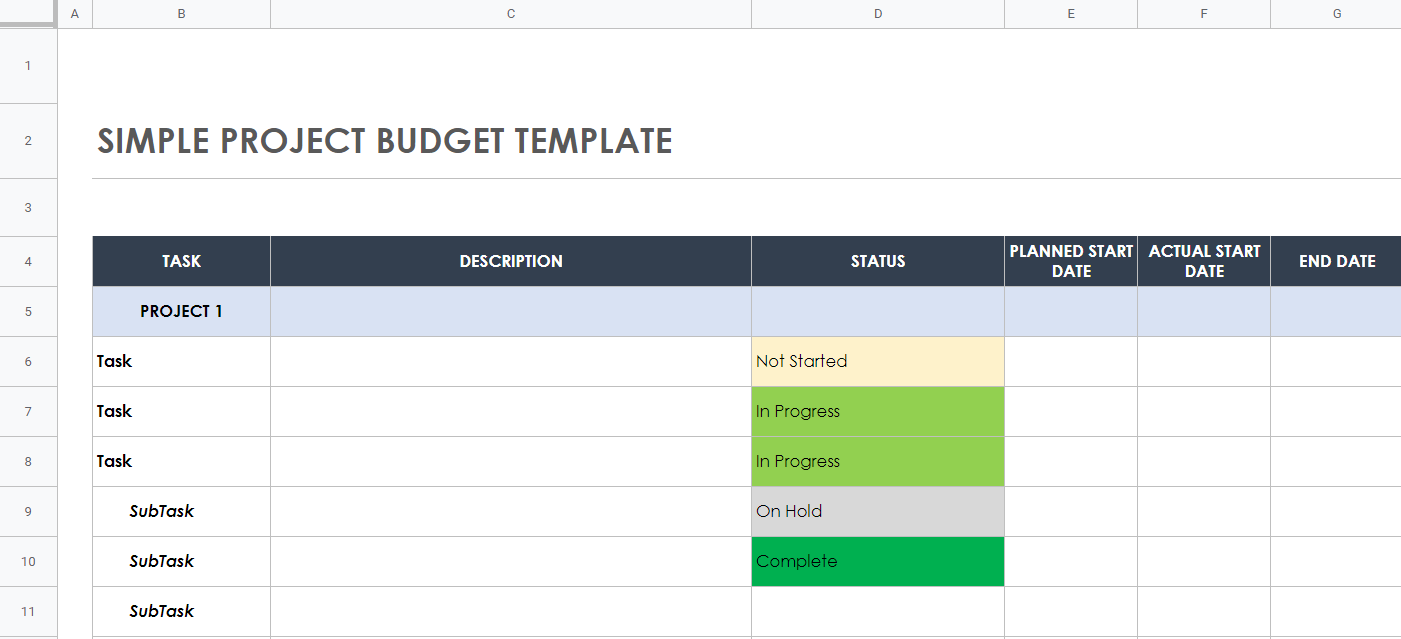 15 Best Free Google Sheets Project Budget Templates For 2025 15 Best Free Google Sheets Project Budget Templates For 2025