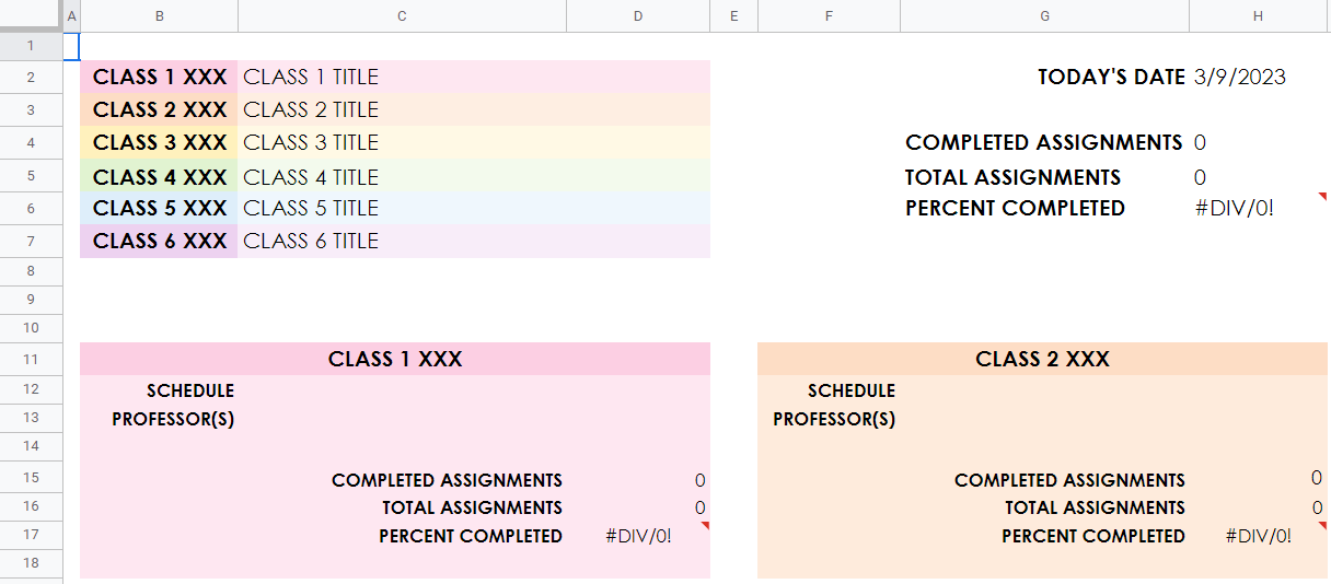Student Assignment Tracker