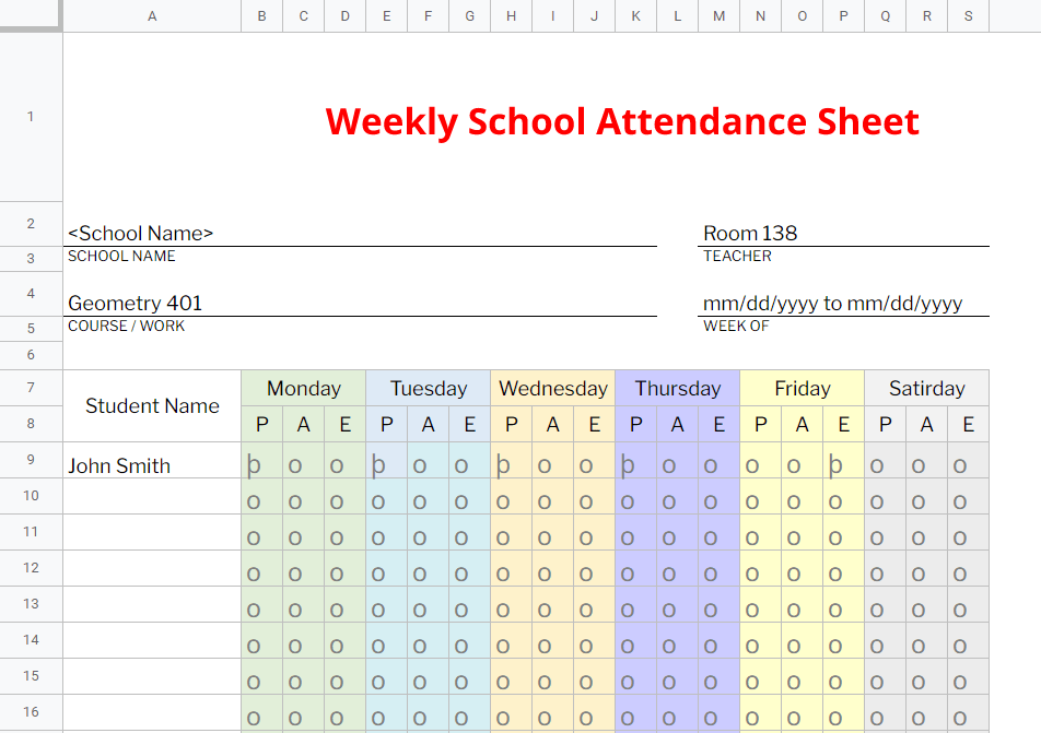 Student Attendance Tracker