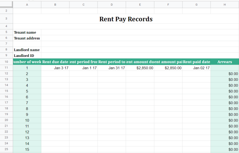 17☝️ Free Google Sheets Ledger Templates & How to Make One ...