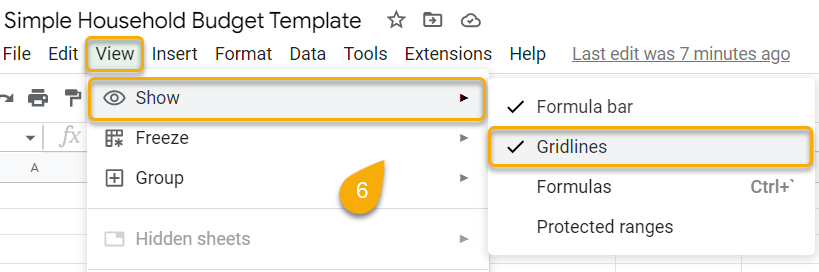 The Gridlines Option