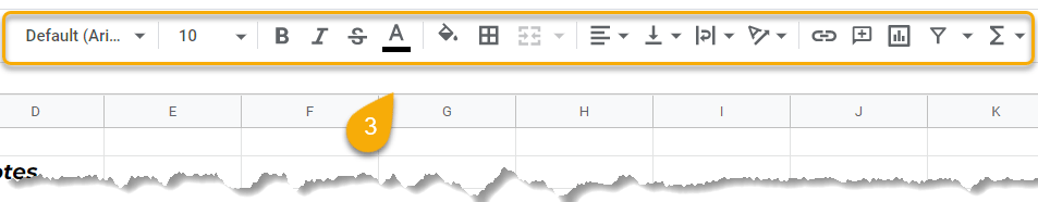 The Toolbar Menu