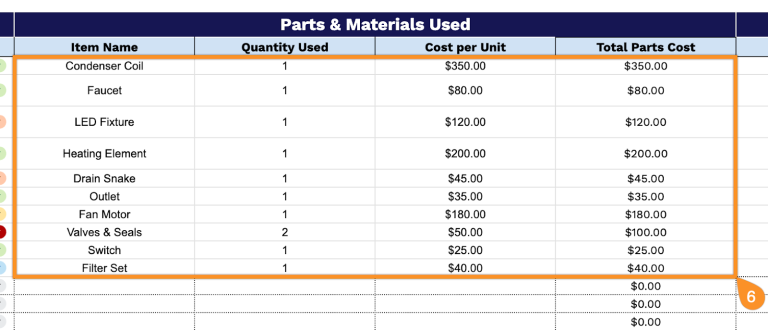 Free☝️ Work Order Tracking Spreadsheet Template (Google Sheets, Excel ...