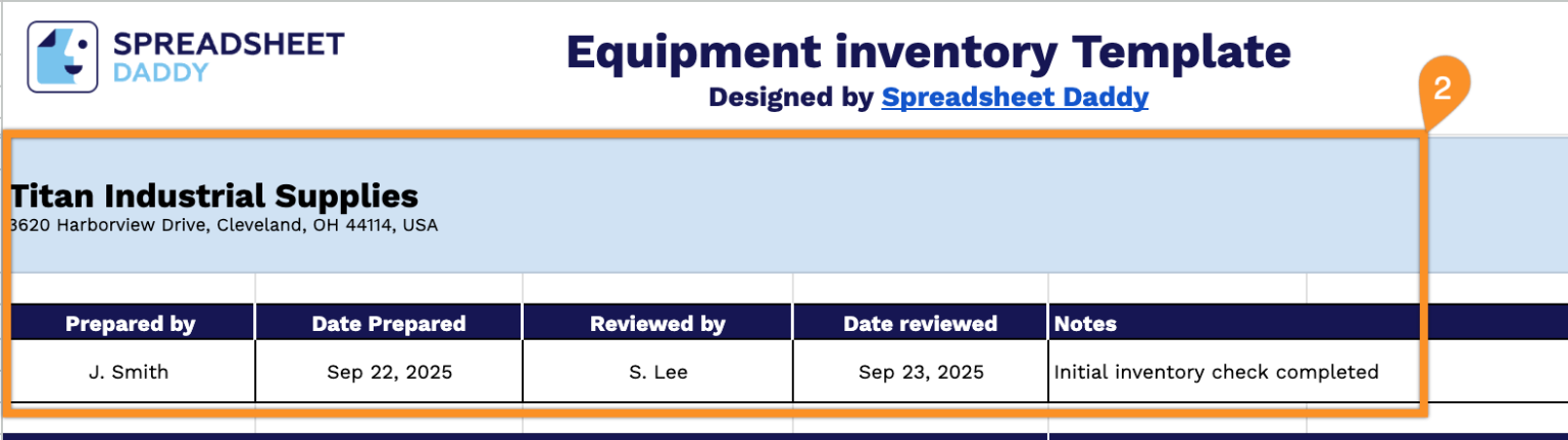 Free☝️ Equipment Inventory Spreadsheet Template (Google Sheets, Excel ...