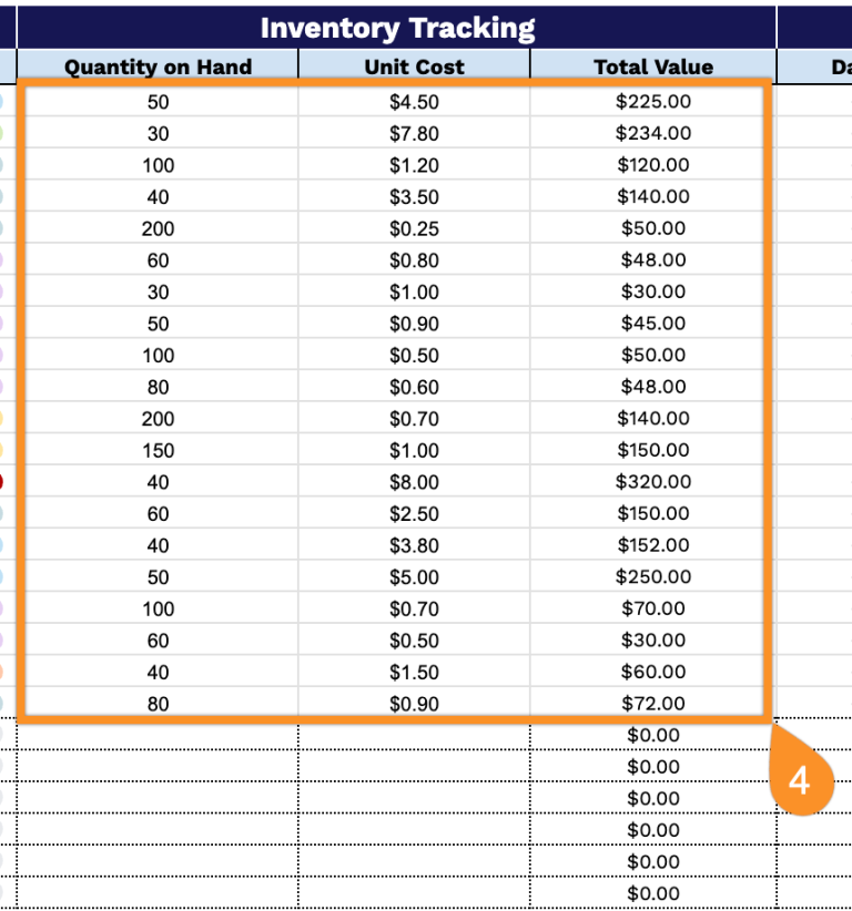restaurant inventory spreadsheet | food cost &... Free☝️ Food Inventory Spreadsheet Template (Google Sheets, Excel, & PDF ...