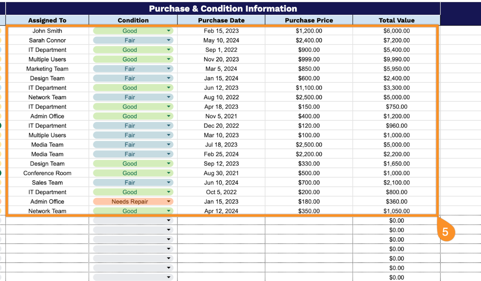 Free☝️ Device Inventory Management App Spreadsheet Template (Google ...