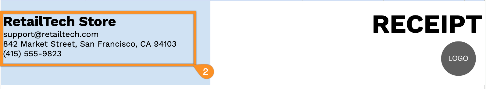 Free☝️ POS Receipt Template (Google Sheets, Excel, Word, Google Docs ...