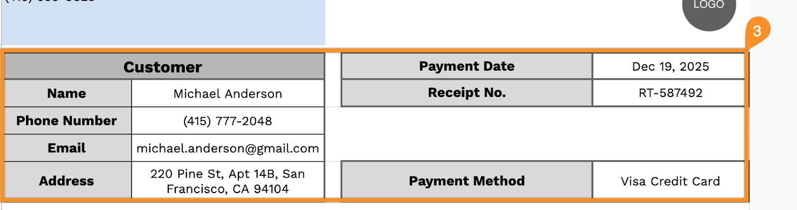 Free☝️ POS Receipt Template (Google Sheets, Excel, Word, Google Docs ...