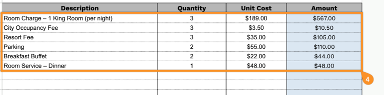 Free☝️ Hilton Hotel Receipt Template (Google Sheets, Excel, Word ...