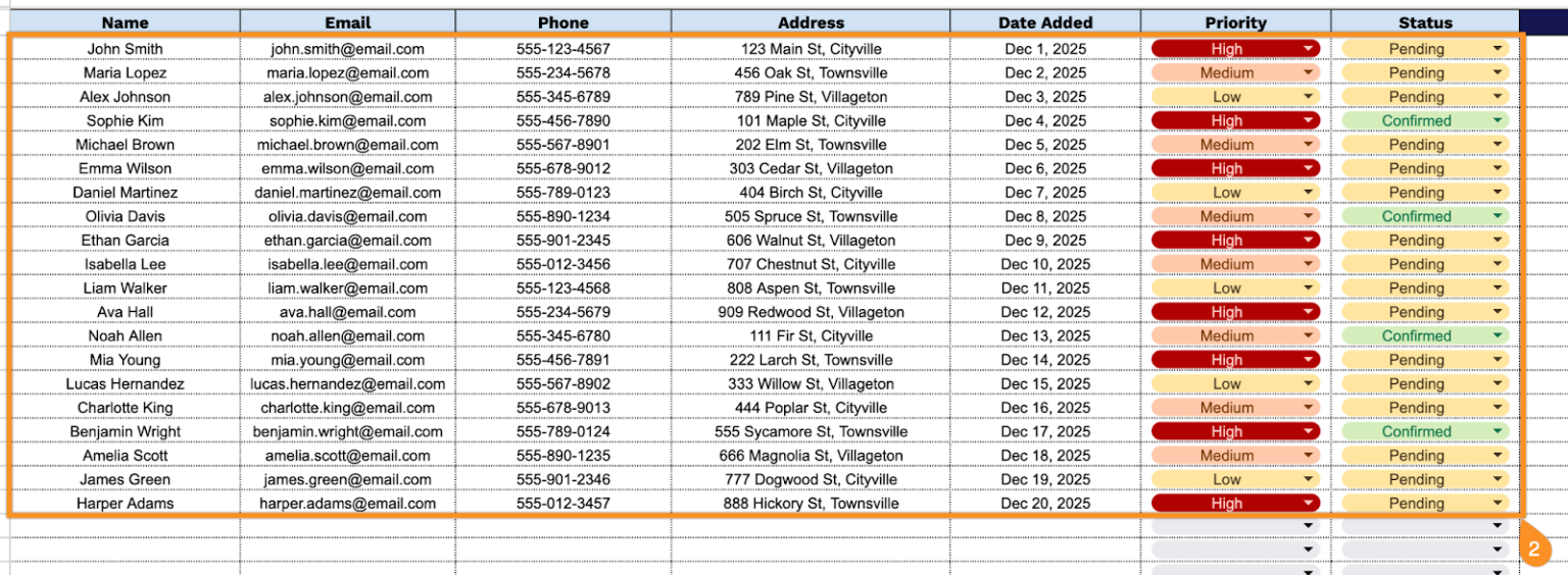 Simple Wait List Free☝️ Waitlist Template (Google Sheets, Excel, & PDF Downloads)