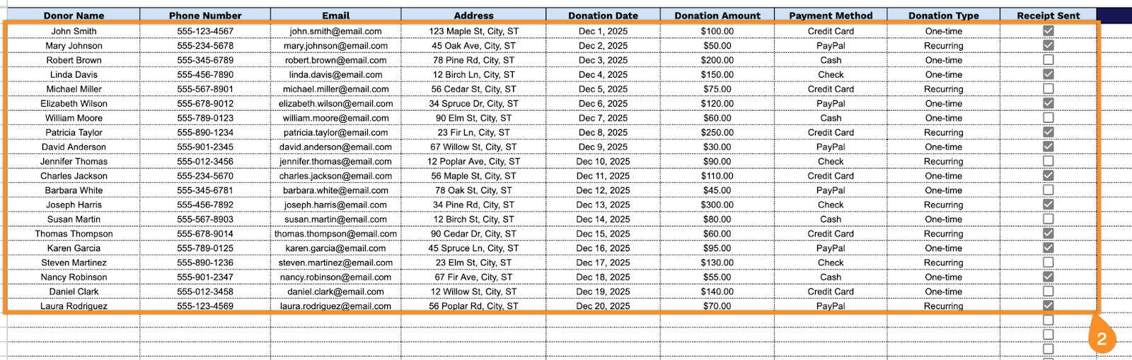 Free☝️ Donation Tracker Template (Google Sheets, Excel, & PDF Downloads)